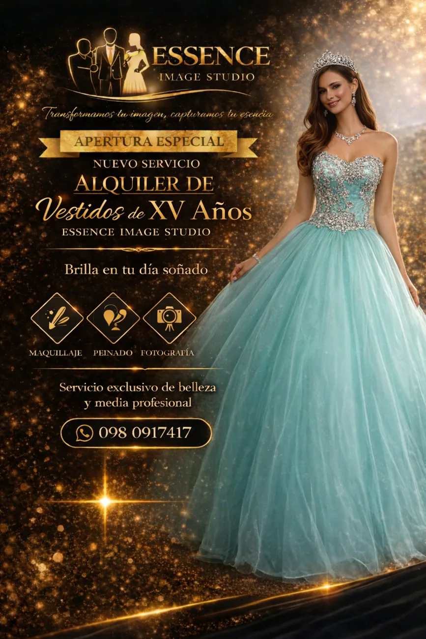 Vestido XV Aqua Princess