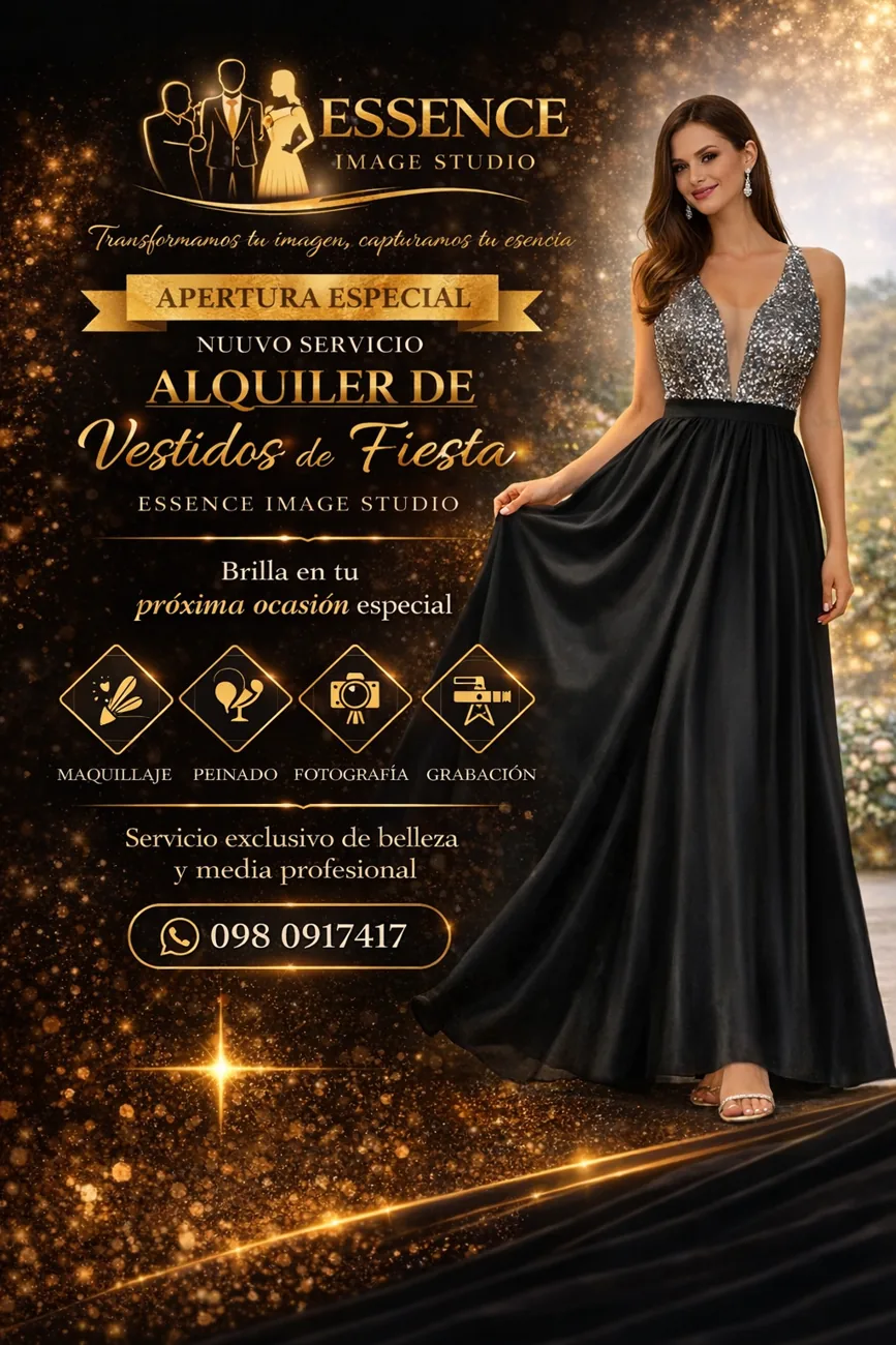Vestido Gala Black Shine
